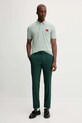 HUGO pantaloni cu lână 50547336 verde AW25