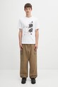 Barbour spodnie Silverbay OS Twill Trouser MTR0773KH11 zielony