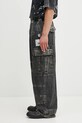 Бавовняні штани Maison MIHARA YASUHIRO REPAIR J15PT173 чорний AW25