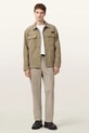 AllSaints pantaloni in cotone BECKLEY chinos beige M022TD