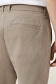 AllSaints pantaloni in cotone BECKLEY beige M022TD