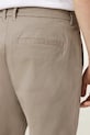 Бавовняні штани AllSaints BECKLEY бежевий M022TD