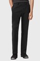 Pamučne hlače AllSaints BECKLEY M022TD crna AW25