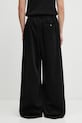 Odzież Martine Rose spodnie sztruksowe Extreme Wide Leg Tailored 853WP21001 czarny
