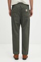 Abbigliamento Carhartt WIP pantaloni in cotone Flint Pant I029919.2ZXGD verde