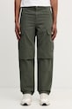Carhartt WIP pantaloni de bumbac Regular Cargo Pant uni verde I030475.2ZXGD