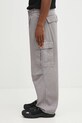 Carhartt WIP spodnie bawełniane Cole Cargo Pant I031218.2LRGD szary AW25