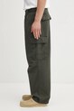 Carhartt WIP spodnie bawełniane Cole Cargo Pant I031218.2ZXGD zielony AW25