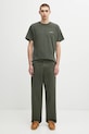Carhartt WIP pantaloni in cotone Brady Pant I035655.2ZX06 verde