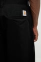 Carhartt WIP spodnie bawełniane Brady Pant czarny I035655.8906