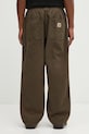 Îmbrăcăminte Carhartt WIP pantaloni de bumbac Crawton Pant I035657.63GD verde