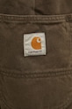 Carhartt WIP pantaloni de bumbac Crawton Pant verde I035657.63GD