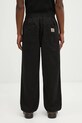 Abbigliamento Carhartt WIP pantaloni in cotone Crawton Pant I035657.89GD nero