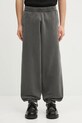 Carhartt WIP spodnie bawełniane Vista Grand Sweat Pant gładkie szary I032337.89GD