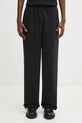Carhartt WIP spodnie dresowe Double Knee Sweat Pant dzianina czarny I035546.8906
