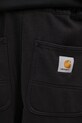 Carhartt WIP spodnie dresowe Double Knee Sweat Pant czarny I035546.8906