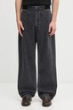 Aries jeansy Washed Canvas Walking Pant czarny AR3111004