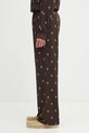 Needles spodnie Track Pant RW313 brązowy AW25