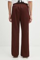Odzież Needles spodnie dresowe Track Pant RW316 brązowy