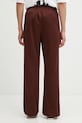 Odzież Needles spodnie dresowe Track Pant RW316 brązowy