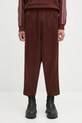 Needles spodnie dresowe Jodhpur Track Pant RW321 brązowy AW25