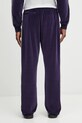 Odzież Needles spodnie dresowe Narrow Track Pant RW325 granatowy