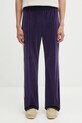 Needles spodnie dresowe Boot-Cut Track Pant RW326 granatowy AW25