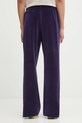 Odzież Needles spodnie dresowe Boot-Cut Track Pant RW326 granatowy