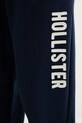 Βαμβακερό παντελόνι Hollister Co. σκούρο μπλε KI334.5170.200
