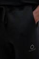 Trussardi spodnie dresowe bawełniane czarny P8008000061N