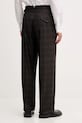 Odzież Emporio Armani spodnie wełniane EM004009.TE182704 szary