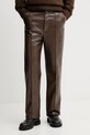 Nanushka spodnie NM25PFPA04678 tkanina brązowy NM25PFPA04678