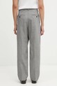 Odzież Visvim spodnie z dodatkiem wełny WIDE SLACKS SANTOME 125205008015 czarny