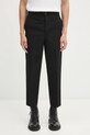 Visvim spodnie z dodatkiem wełny PASTORAL HW SLACKS chinos czarny 125205008019