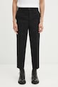 Visvim spodnie z dodatkiem wełny PASTORAL HW SLACKS chinos czarny 125205008019