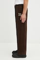 Бавовняні штани Human Made CORDUROY HM30PT008 коричневий AW25