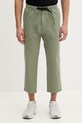 Gramicci kalhoty pánské bavlněné LOOSE TAPERED PANT látka zelená G103.OGT.
