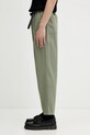 Gramicci spodnie bawełniane LOOSE TAPERED RIDGE PANT G114.OGT. zielony AW25