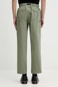 Odzież Gramicci spodnie bawełniane LOOSE TAPERED RIDGE PANT G114.OGT. zielony