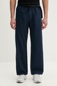 Gramicci regular fit kalhoty pánské bavlněné GRAMICCI PANT STRAIGHT FIT látka námořnická modř G116.OGT.