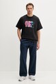 Gramicci regular fit kalhoty pánské bavlněné GRAMICCI PANT STRAIGHT FIT G116.OGT. námořnická modř AW25