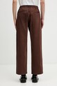 Odzież Gramicci spodnie bawełniane GRAMICCI PANT STRAIGHT FIT G116.OGT. brązowy