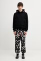 A Bathing Ape spodnie dresowe bawełniane City Camo Shark 001PTL801312M czarny