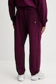 Barrow spodnie dresowe bawełniane F5BWUAFP028 fioletowy