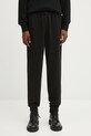 Lacoste pantaloni tuta di cotone cotone nero XH2724