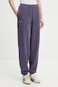 Pangaia pantaloni de trening din bumbac 10000295. violet AW25