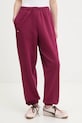 Pangaia spodnie dresowe bawełniane 10000295. bordowy AW25