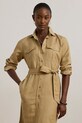 Ρούχα Λινό φόρεμα Lauren Ralph Lauren 200P02410 μπεζ
