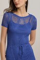Lauren Ralph Lauren sukienka niebieski 200971142