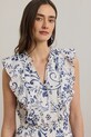 Хлопковое платье Lauren Ralph Lauren белый 200973595
